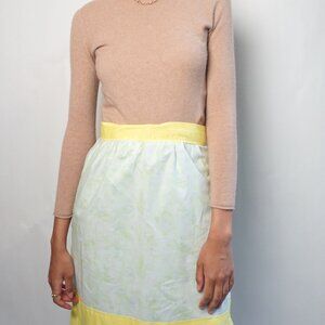 NEW Handmade Green Yellow Bartender Drinks Full Apron - Adult (One Size)